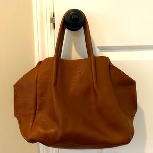 Oliveve Tan Leather Bag/ Crossbody
